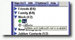 Bellsouth Instant Messenger Contact List